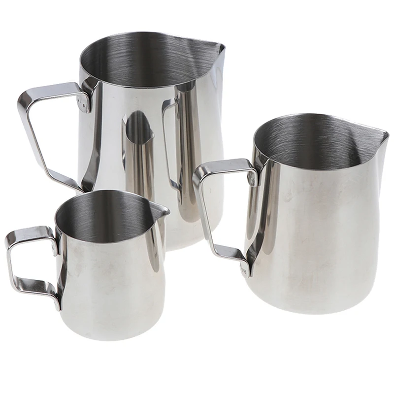 Новая кувшин для крема из нержавеющей стали чашка кофе молока кружка с чехлом