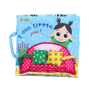 

1pc Cloth Book Reusable Three-dimensional Practical Durable Cloth Book for Kids