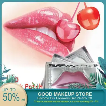 

10pcs Lip Plumper Collagen Lip Mask Pads Moisturizing Anti Ageing Wrinkle Crystal Lip Membrane Patch Gel Lips Enhancer