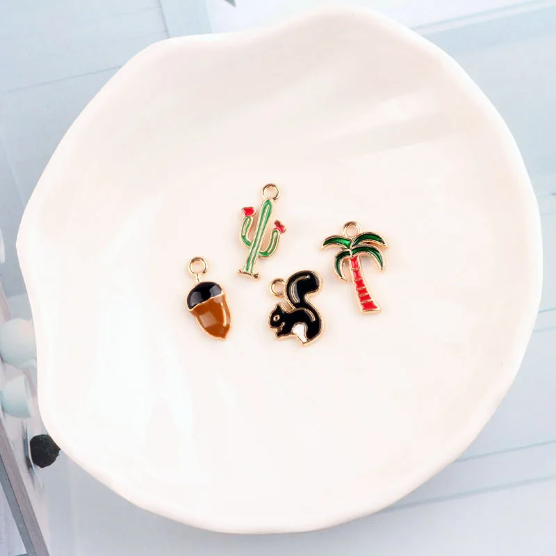 10 дюймов подвеска в виде белки кедра ореха кокосового дерева кактуса