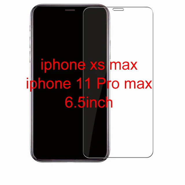 2 шт защитное закаленное стекло для iphone 11 Pro Max XS max XR 7 6 6 6s 8 plus стекло для iphone 7 8 x Защитное стекло для экрана на 768 - Цвет: XS Max or 11Pro max