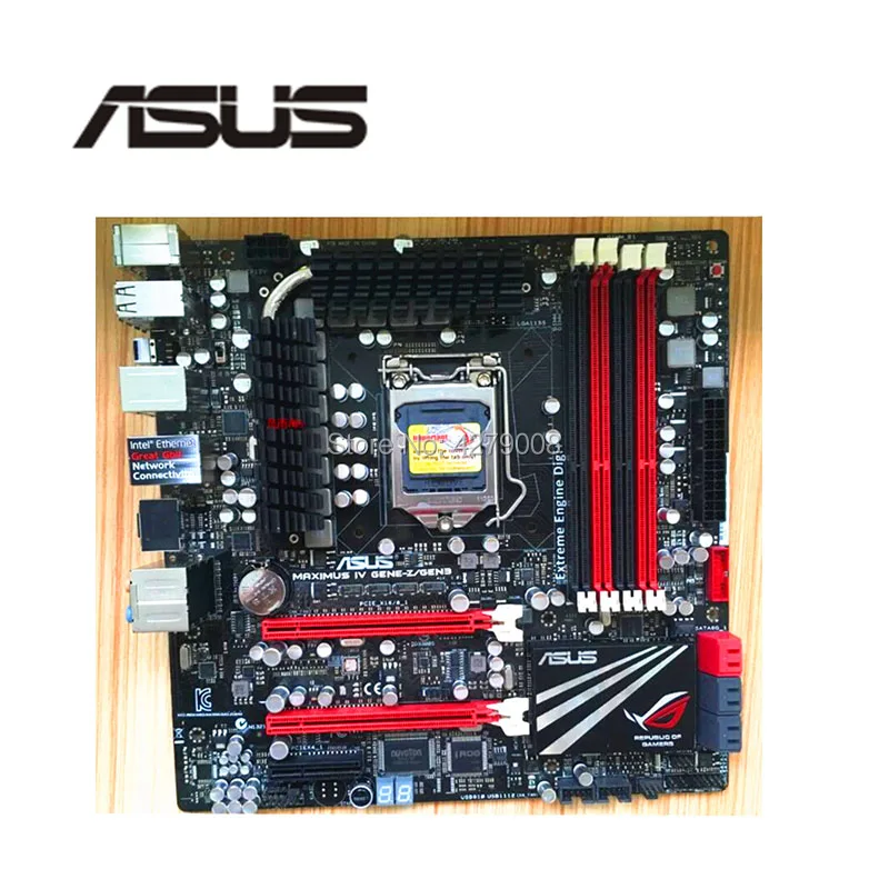 Разъем LGA 1155 USB3.0 SATA3.0 для ASUS Maximus IV GENE Z/GEN3 десктопная материнская плата Z68 i3 i5 i7 DDR3