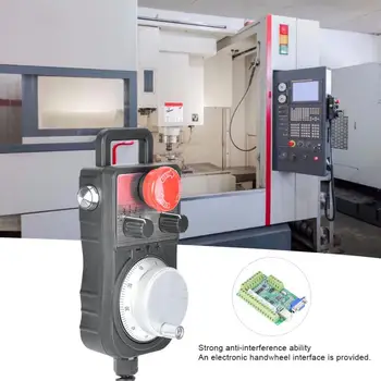 

Green 5 Axle Motion Controller MACH3 USB Interface Board CNC Motion Control Card with Handwheel