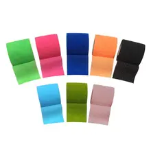 12 шт сплошной цвет самоклеющиеся фиксированные повязки лодыжки палец эластичный бинт