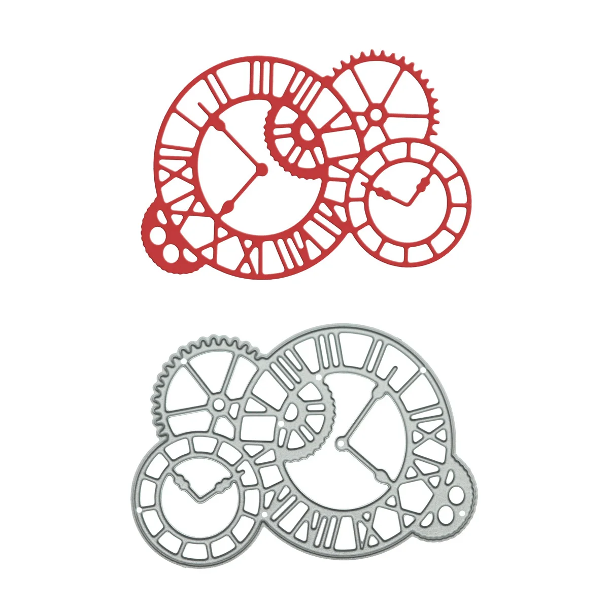 

Steampunk Clock Face Gear Pattern Metal Cutting Dies Scrapbooking Die Cutter For DIY Paper Card Photo Album Clipart Decorating