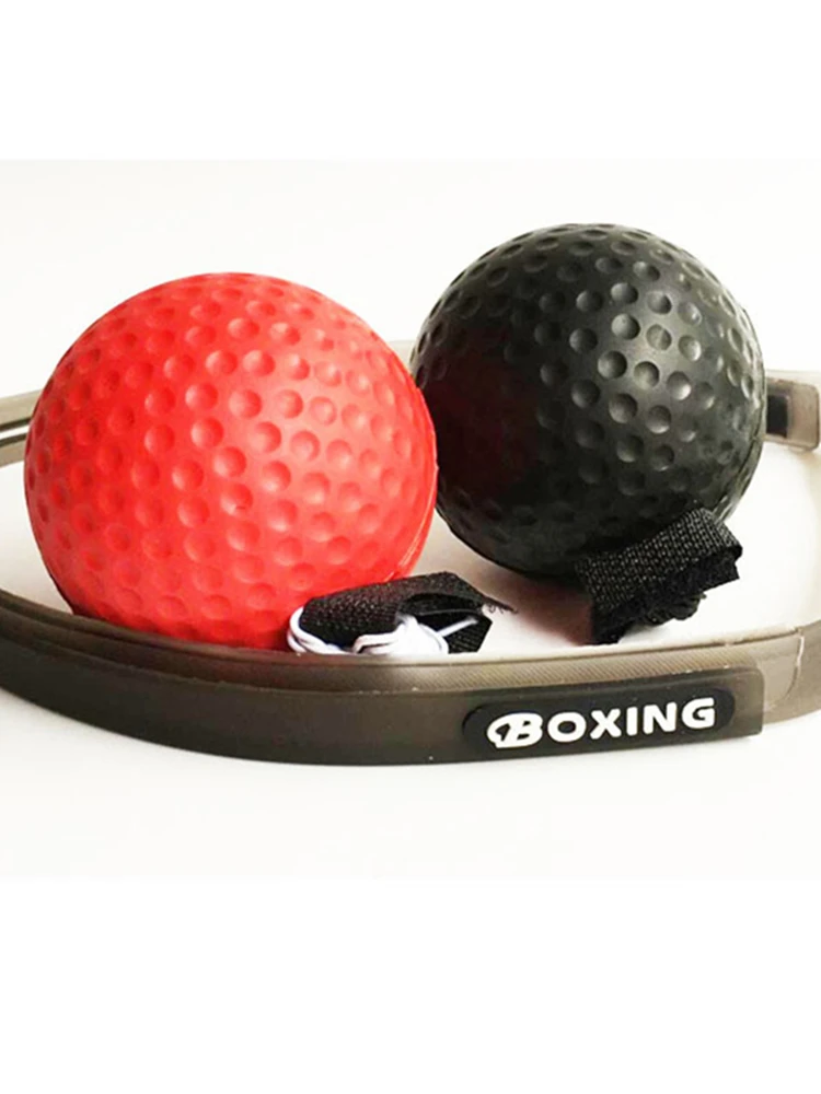 Boxing Reflex Speed Punch Ball 20g/65g Copper Buckle Silicone Headband For Muay Thai Beginner Hand Eye Punching Relax Training