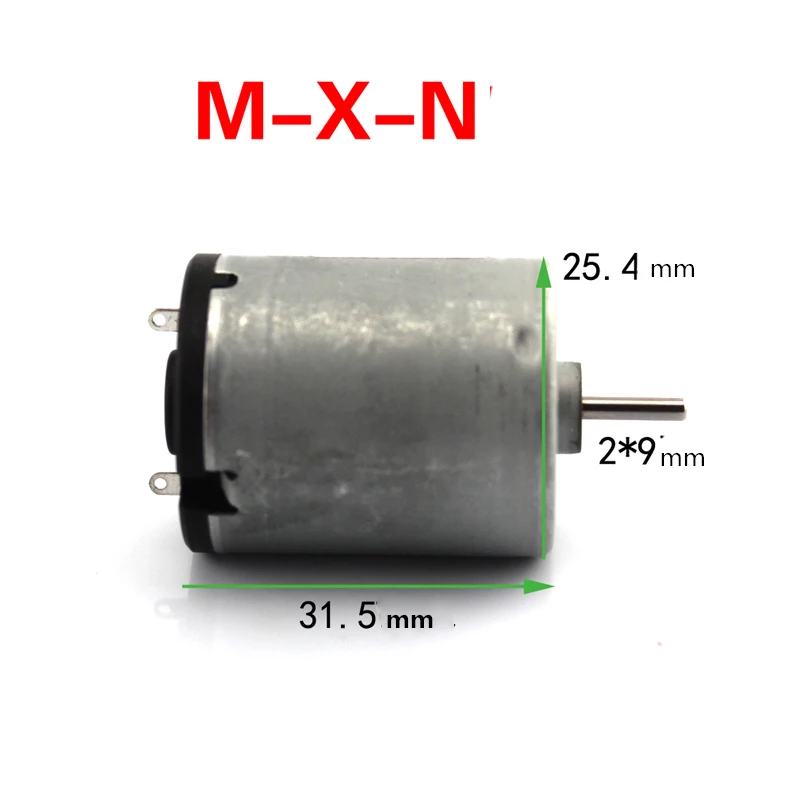 6Pcs M-X-N Micro Dc Motor 6V 12 V 3000Rpm 6200Rpm Metallo Ad Alta Velocità Moter A Basso Rumore 12 V Volt Tecnologia Fai Da Te Fan Model Boat Toys