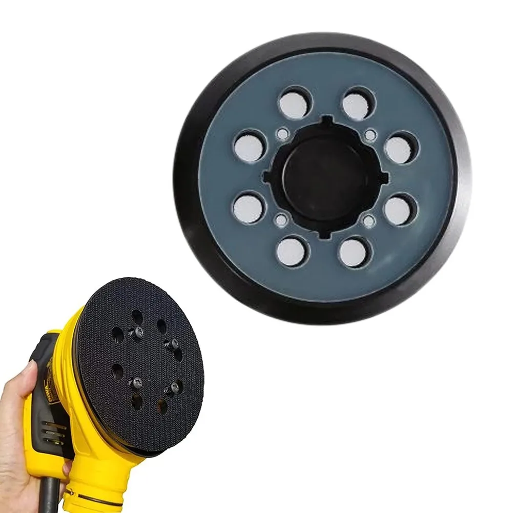 Backing Plate for Polisher Car Polish Pad 1/10PCS Backing Pad 5 Inch Backing Pads 8-Hole For DCW210B For DWE6423 Sander DWE6423/6423K Sander Pad