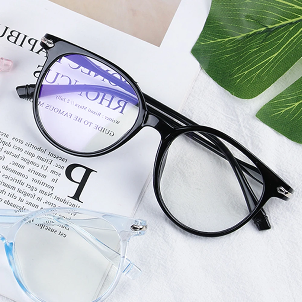

2019 Fashion Unisex Portable Optical Glasses Ultra Light Resin Blue Light Blocking Glasses Flexible Vision Care Computer Glasses