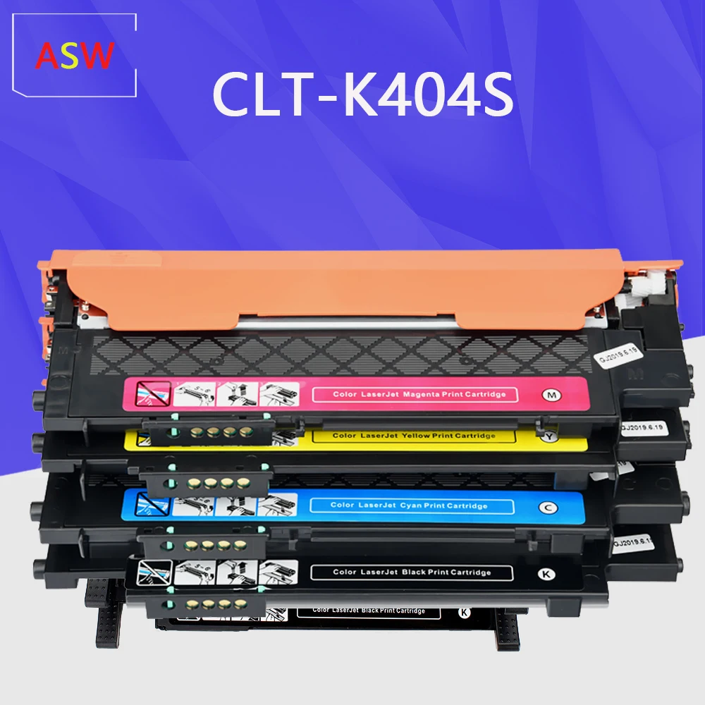 Совместимый картридж с тонером для принтера Samsung CLT K404S clt404s clt y404s Y404S 404S C430 C430W C433W