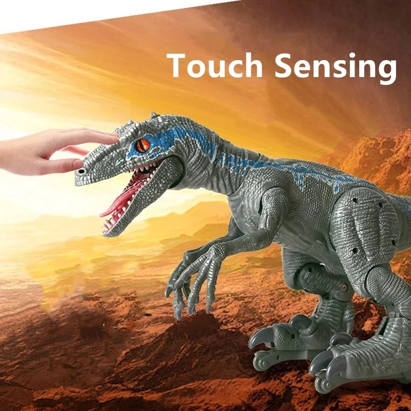 Remote Control Animal Robot High Simulation Spray Walking Sound Singing Dancing Multi- Function RC Dinosaur Spray Dinosaur Toys 6