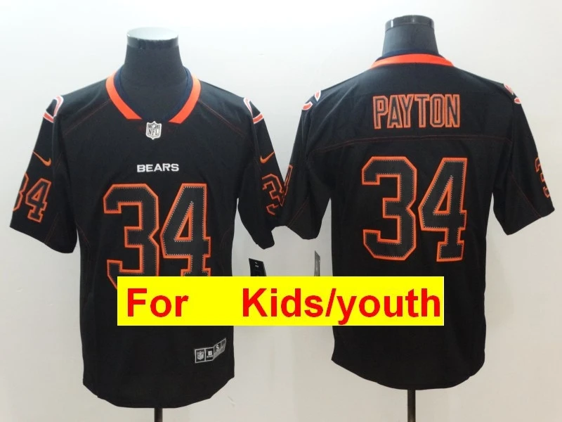 Chicago Khalil Mack Walter Payton Mitchell Trubisky Roquan Smith Howard Brian Urlacher игровая цветная спортивная одежда - Цвет: Коричневый