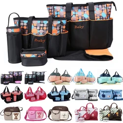 Ensemble de sacs à couches et à bandoulière pour maman, sacoche multifonctionnelle de voyage de grande capacité pour soins infirmiers et maternité 