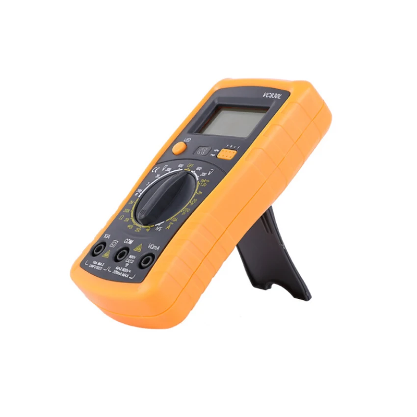 Цифровой мультиметр AC DC Ом Тест ing w 2 Тестовые провода VC830L