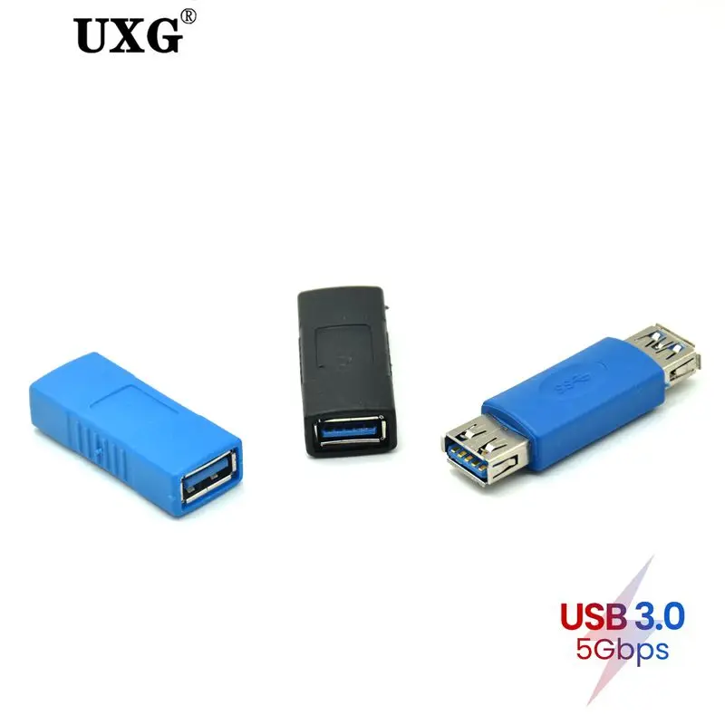

Высокоскоростной Переходник USB 3.0 Type A (гнездо)-гнездо, Переходник USB от матери к гнезду для кабелей ноутбуков, компьютеров