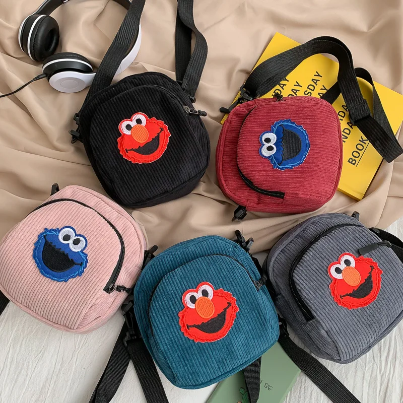 

South Korea INS Japanese-style Korean-style Harajuku Corduroy Small Bag Canvas Messenger Bag WOMEN'S Single-shoulder Bag Student