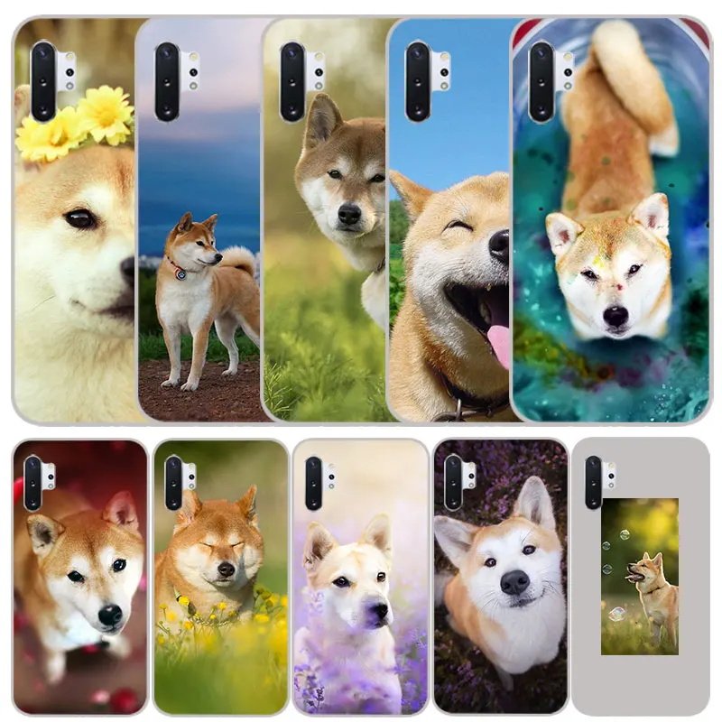 funny dog Shiba inu Matte Silicone Case For Samsung galaxy Note 10 pro 9 8 A90 A70 A60 A50 A40 A30 A10 M40 M30 M20 M10 cover |