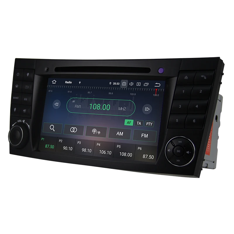 Cheap DSP IPS 4G+64G Android 9.0 din car DVD player For Mercedes Benz E-class W211 E200 E220 E300 E350 E240 E270 E280 CLS CLASS W219 3