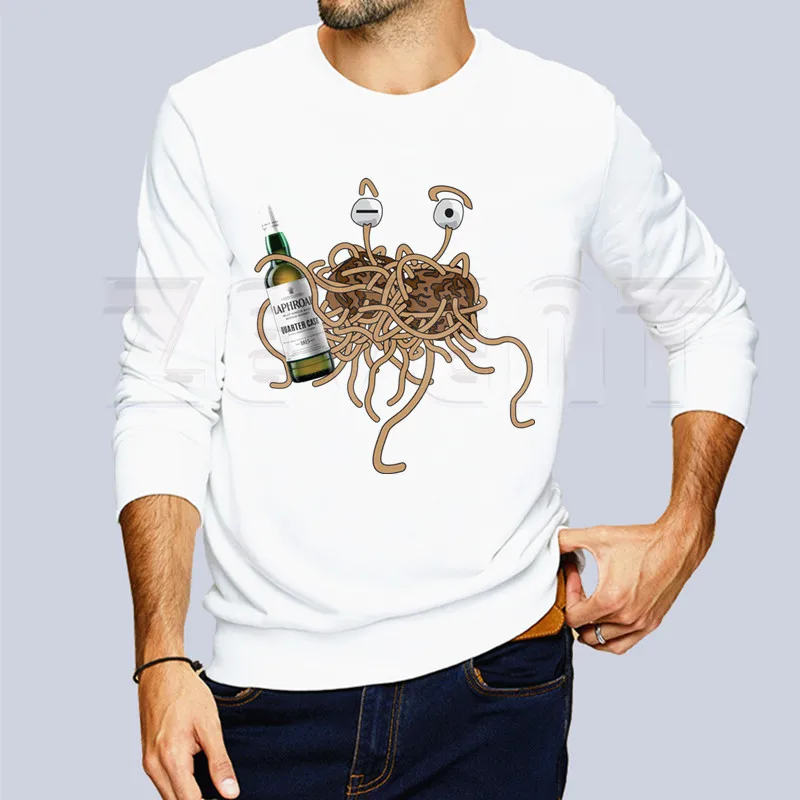FSM летающие спагетти Монстр FunnyHoodies толстовки с капюшоном для мальчиков и женщин