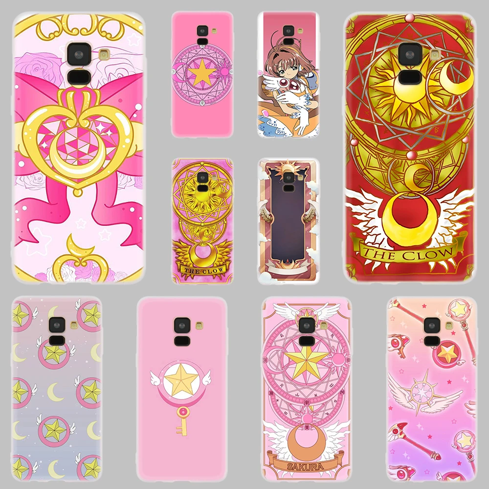 

Phone case For Galaxy A10 A30 A40 A50 A60 A70 A80 A90 A6 A8 Plus 2018 2017 2016 Card Captor