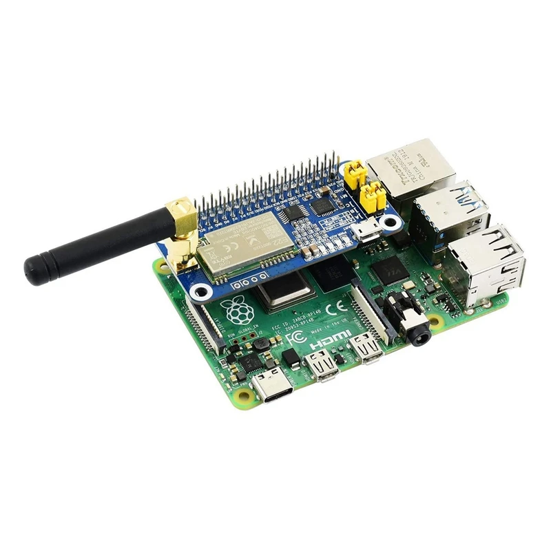 Waveshare  ̿ LoRa HAT, Ȯ Ʈ , 915MHz ļ 뿪 Ŀ, SX1262