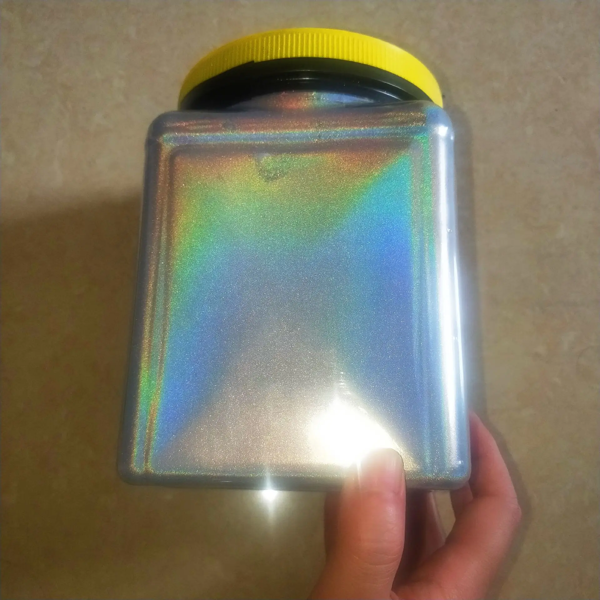 Bulk 10um Rainbow Effect Holographic Pigment Car Paint Pearl