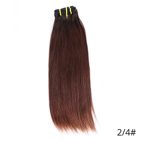 [HJ Weave beauty] OneCut Hair 12A Funmi Hair бразильские волосы, пряди, необработанные волосы, натуральный цвет, двойная пряжа - Цвет: 2 4