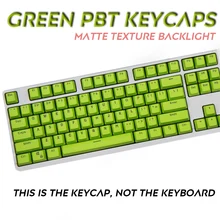 104 клавиш PBT зеленый ключ крышка s Различные цвета выбор для вишни механическая клавиатура MX ключ кепки переключатели