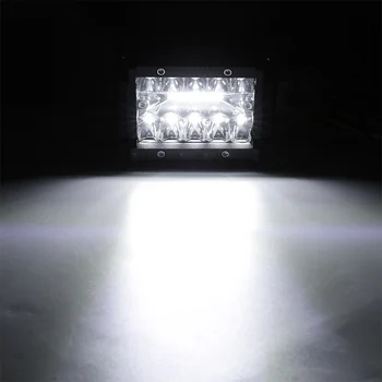 

led bar 4x4 offroad 60W car led lighting fog lamp driving lights 12v 24v yellow white beam neblineros led para auto