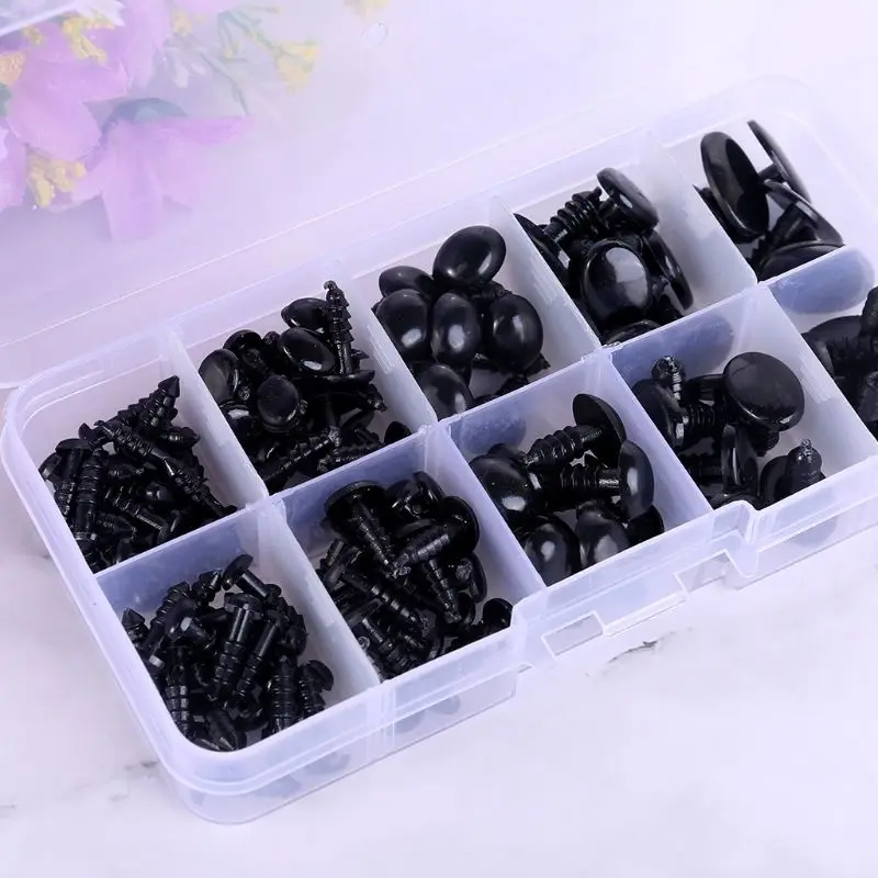 126 шт Пластиковые DIY кукольные поделки в виде животных безопасный нос с шайбами для ручной работы детские игрушки