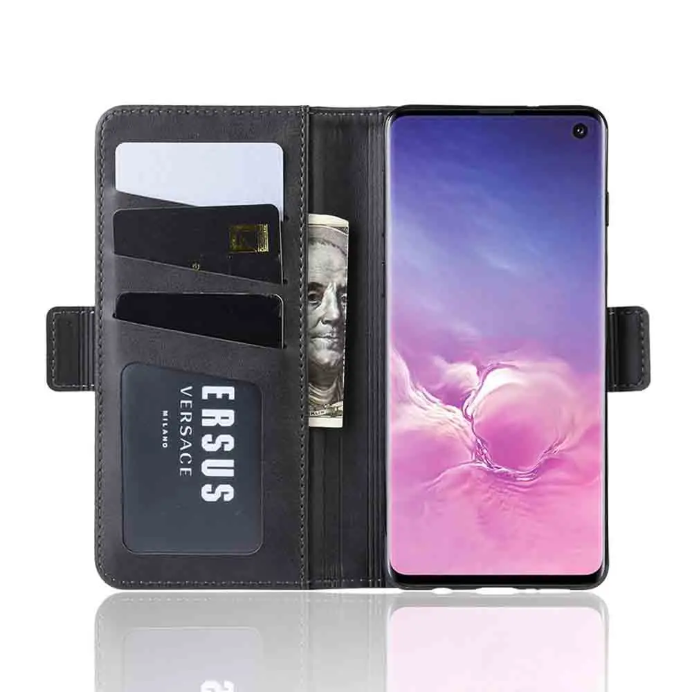 MUSTTRUE кожаный чехол s для samsung s10e s 10 чехол PU+ силиконовый чехол-кошелек с магнитной застежкой для samsung s10 Plus s10 e