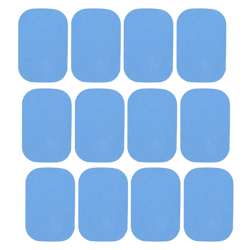 

12Pcs Gel Pads for EMS Abdominal ABS Trainer Weight Loss Hip Muscle Stimulator Exerciser Replacement Massager Gel Patch