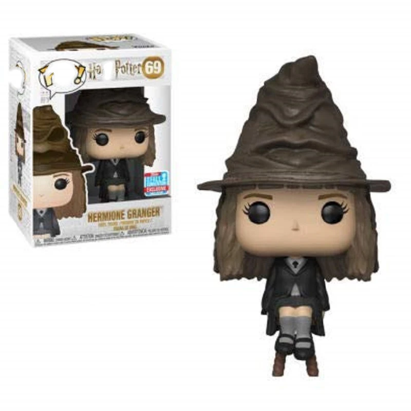 Funko POP Harri Potter персонаж Луна Лавгуд с очками 10 см Виниловая кукла Фигурка Коллекция Модель игрушки с розничной коробкой - Цвет: Зеленый