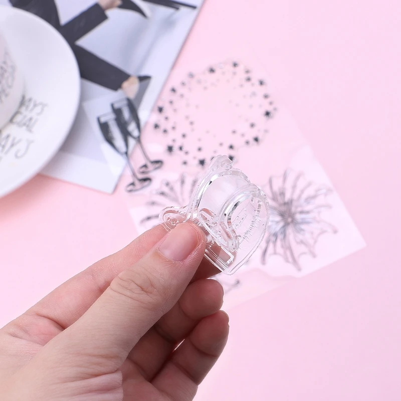 

Fireworks DIY Silicone Clear Stamp Cling Seal Scrapbook Embossing Album Decor
