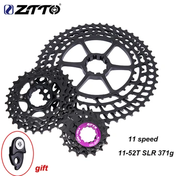 

ZTTO MTB 11s 11-52T SLR Cassette 11Speed UltraLight Wide Ratio CNC Bicycle k7 Freewheel Mountain Bike Parts for X1 m9000