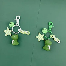 Douyin Горячая маленький динозавр цвет краски распыления брелок кулон мультфильм кукла-сумка подарок автомобиль кулон