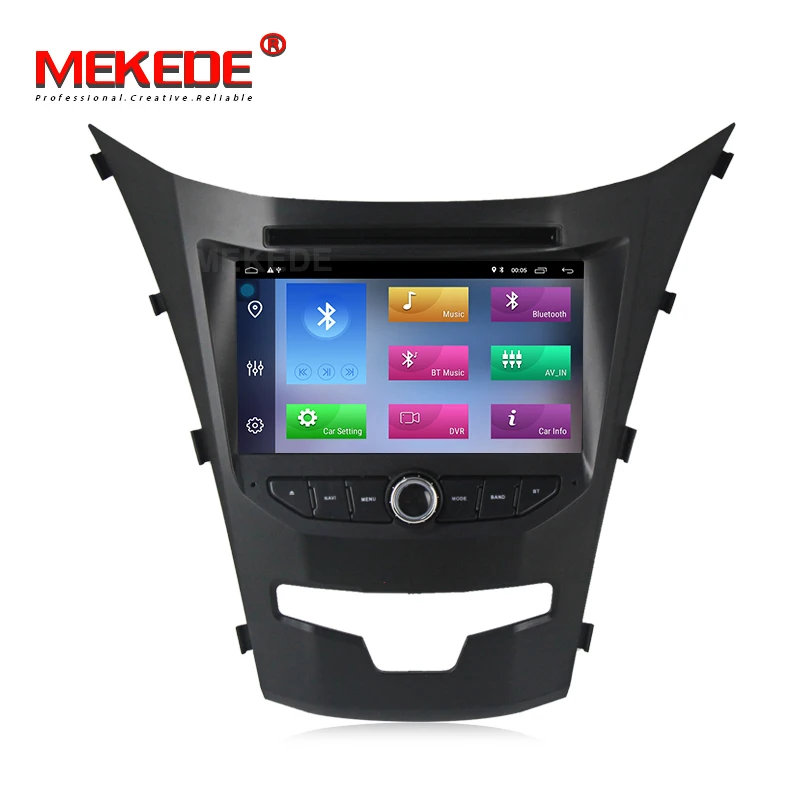 MEKEDE 7 дюймов Android 9,0 DSP Quad core dvd-плеер для автомобиля для SSANGYONG KORANDO радио gps навигации с Wi-Fi и Bluetooth