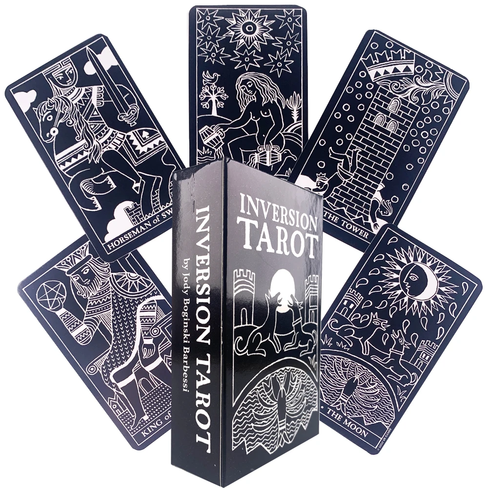 Inversion Tarot Cards Divination Psychic Oracle Cards Card Decks Board Games Card Game Art Nouveau Wiccan Love Oracle Cards
