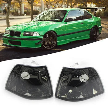

Front Turn Signal Assembly Smoked Lens No Bulb Outdoor Anti-resistance Repairing Parts for BMW E36 318i 318ti 325i 328i