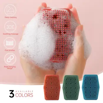 

Silicone Bath Brush Baby Showers Brushes Massage Scrub Shower Accessories For Peeling Body Bath Brush Exfoliating