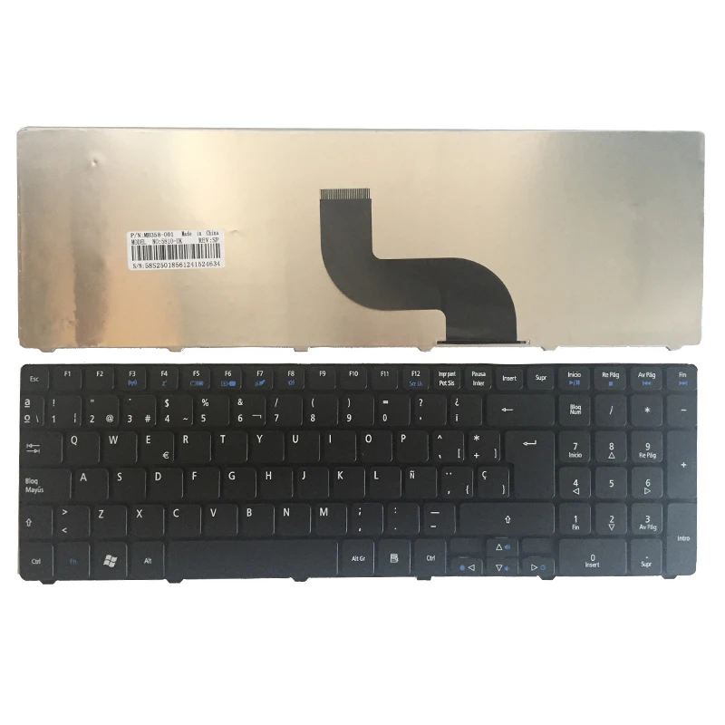 Испанская клавиатура для ноутбука Acer Aspire 5538 5538G 5542 5542G 7739G 7739Z 7739ZG 8940 5560(15 ') 5560G 5552G