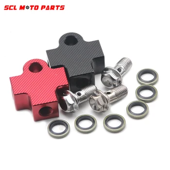 

ALconstar-Motorcycle Universal Modified Hydraulic Brake Hose Line CNC Pipe Tee Connector Tee Coupling Tee Fitting 3 Way Adapter