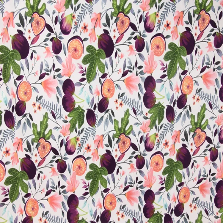 45X110 см Корейская импортная белая хлопковая ткань с принтом инжира для девочек домашний текстиль наволочка DIY-BK801