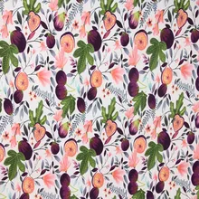 45X110 см Корейская импортная белая хлопковая ткань с принтом инжира для девочек домашний текстиль наволочка DIY-BK801