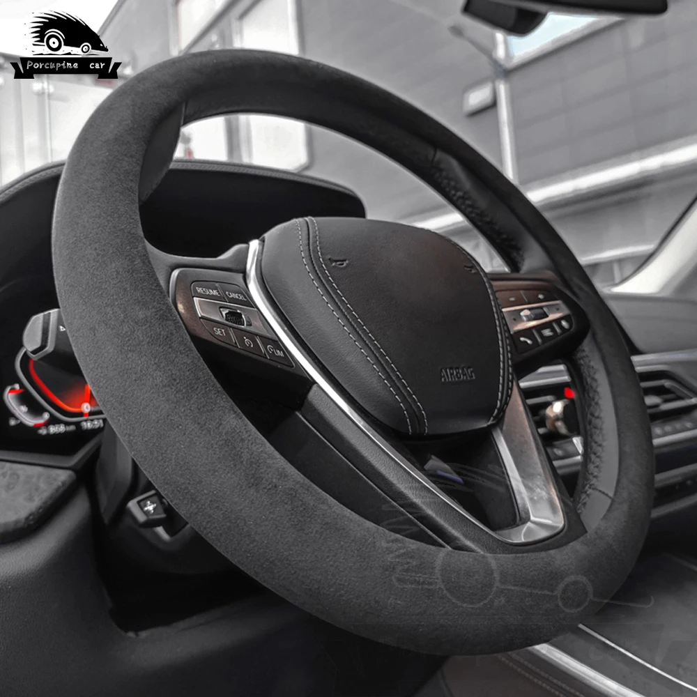 Замшевая модель универсальная диаметр 37-38 см мягкая содержит для Mercedes BMW Audi VW Toyota