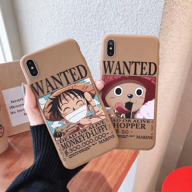Anime One Piece Luffy Chopper Phone Case For iPhone Tweggo