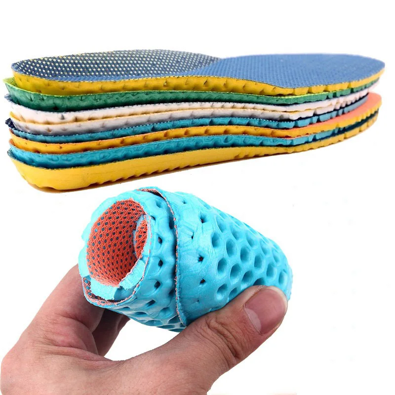 Sport Insoles for Shoes Men Women Soft Memory Foam Running Insole Comfortable Breathable Shoe Pads Shock Absorption Shoe Sole