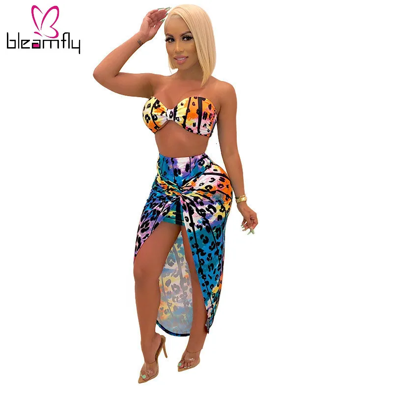 Женский летний бюстгальтер без бретелек топ Высокая Низкая сексуальная юбка