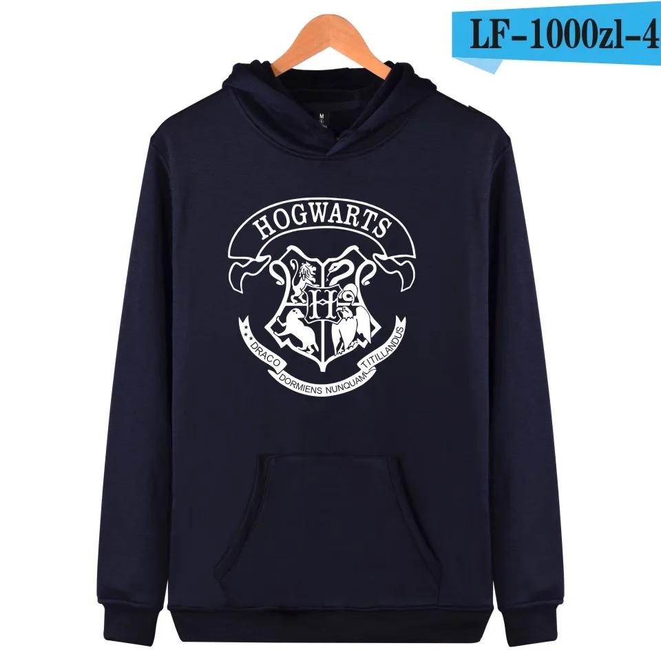 navy blue Повседневные Новые мужские и женские толстовки Hogwarts, брендовые свитшоты, одежда HOGWARTS, спортивный костюм, уличная Толстовка в стиле хип-хоп, топы для мальчиков и девочек - Цвет: navy blue