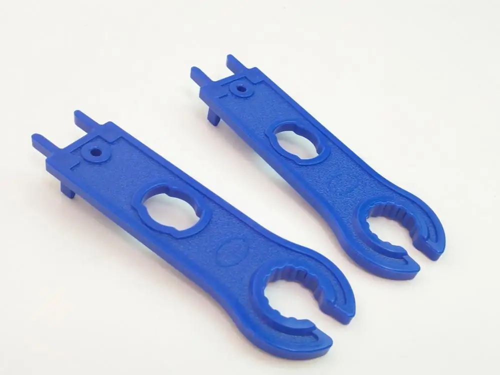 

1 Pair MC4 Assembly Disassembly Unlock / Tightening / Latching Spanner Tool Connector Cable for Solar Panel